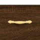 Šoninė spintelė, ruda ąžuolo, 69,5x34x90cm, apdirbta mediena