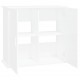 Akvariumo stovas, baltos spalvos, 81x36x73cm, apdirbta mediena