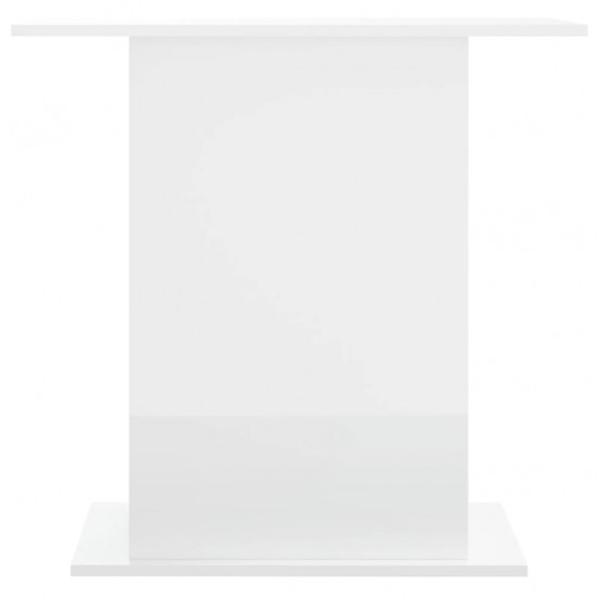 Akvariumo stovas, baltas, 36x75x72,5cm, mediena, blizgus