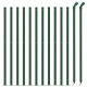 Tinklinė tvora su flanšais, žalios spalvos, 1,1x25m