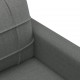 Dvivietė sofa, tamsiai pilkos spalvos, 140cm, audinys