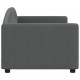 Sofa, tamsiai pilkos spalvos, 80x200cm, audinys