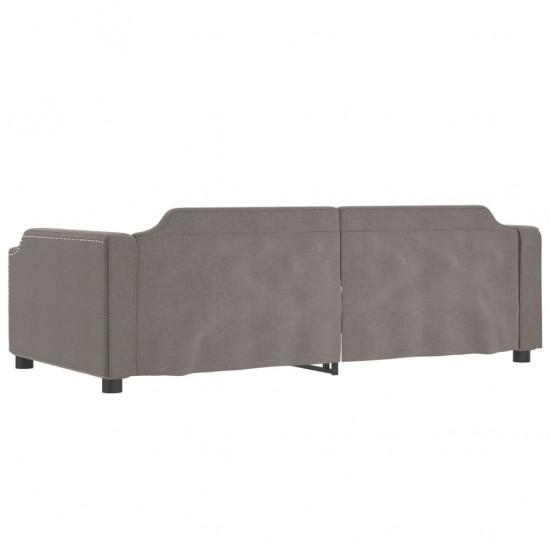 Sofa, taupe spalvos, 80x200cm, audinys