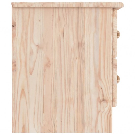Naktinė spintelė ALTA, 43x35x40,5cm, pušies medienos masyvas