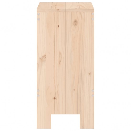 Baro taburetės, 2vnt., 40x36x75cm, pušies medienos masyvas