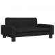 Vaikiška sofa, juodos spalvos, 70x45x30cm, audinys