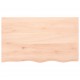 Stalviršis, 100x60x2cm, neapdorotas ąžuolo medienos masyvas