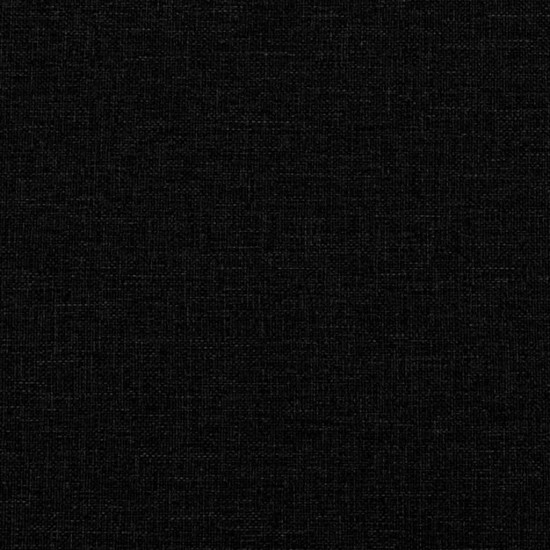 Lova su čiužiniu, juodos spalvos, 80x200cm, audinys