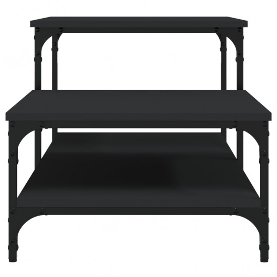 Kavos staliukas, juodas, 100x50,5x45cm, apdirbta mediena
