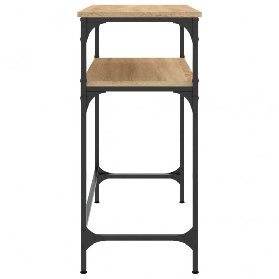 Konsolinis staliukas, ąžuolo, 75x35,5x75cm, apdirbta mediena