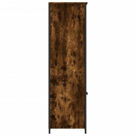 Komoda, dūminio ąžuolo spalvos, 62x36x121,5cm, apdirbta mediena