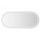 Vonios kambario LED veidrodis, 80x35cm, ovalus