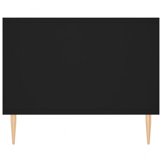 Kavos staliukas, juodos spalvos, 102x50x40cm, apdirbta mediena