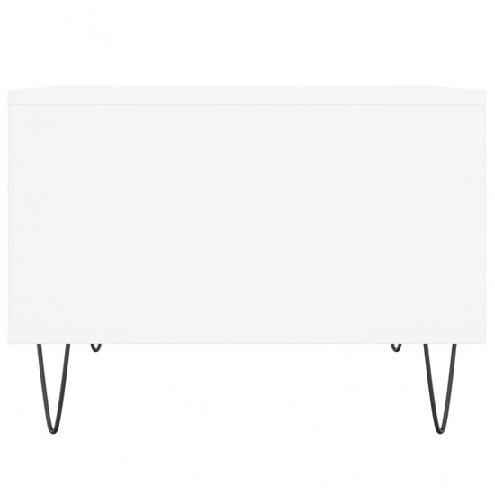 Kavos staliukas, baltos spalvos, 60x50x36,5cm, apdirbta mediena