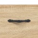 Batų suoliukas, sonoma ąžuolo, 102x35x55cm, apdirbta mediena