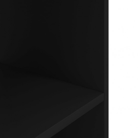 Akvariumo stovas, juodos spalvos, 80x35x60cm, apdirbta mediena