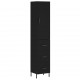 Komoda, juodos spalvos, 34,5x34x180cm, apdirbta mediena