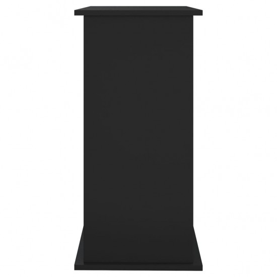 Akvariumo stovas, juodos spalvos, 81x36x73cm, apdirbta mediena