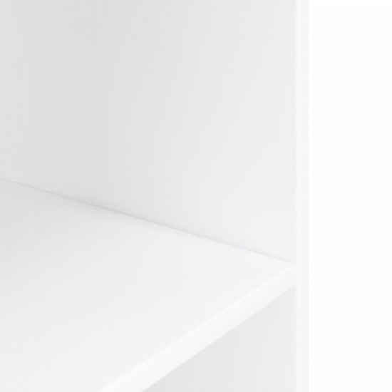 Akvariumo stovas, baltas, 60,5x36x72,5cm, apdirbta mediena