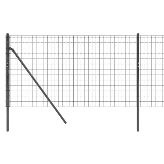 Vielinė tinklinė tvora, antracito, 1x10m, galvanizuotas plienas