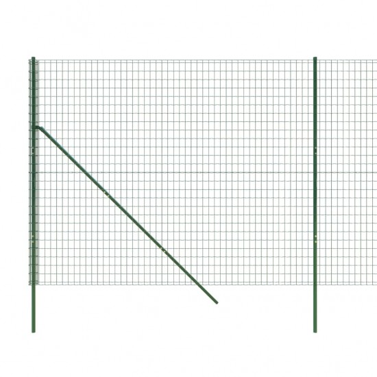 Vielinė tinklinė tvora, žalia, 1,8x25m, galvanizuotas plienas