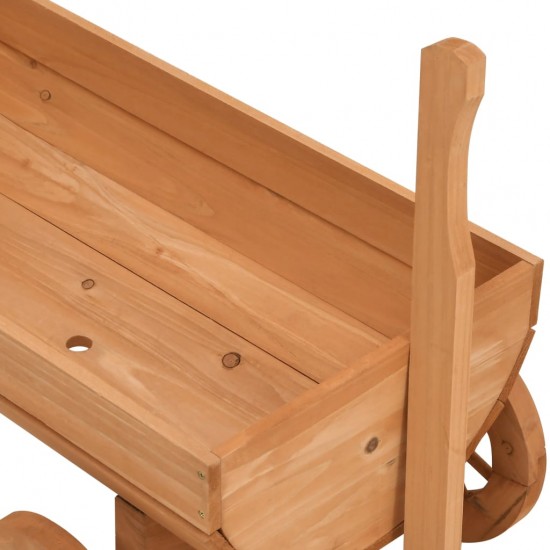 Dekoratyvus vežimėlis, 70x43x54cm, eglės medienos masyvas