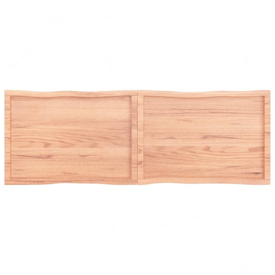 Stalviršis, šviesiai rudas, 180x60x4cm, ąžuolo medienos masyvas