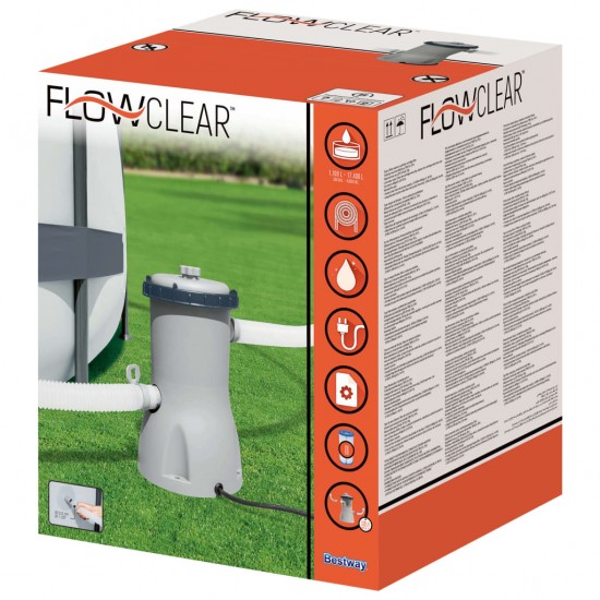 Bestway Flowclear Baseino siurblys su filtru, 3028l/val.