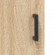 Komoda, sonoma ąžuolo spalvos, 69,5x34x180cm, apdirbta mediena