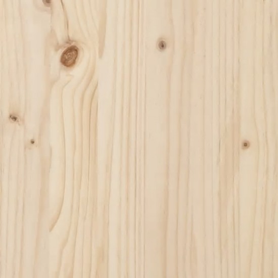 Aukštas sodo lovelis, 121x50x57cm, pušies medienos masyvas