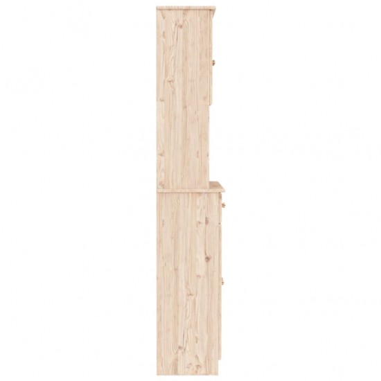 Komoda ALTA, 77x35x188cm, pušies medienos masyvas
