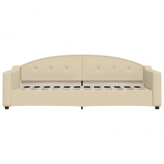 Sofa, kreminės spalvos, 80x200cm, audinys