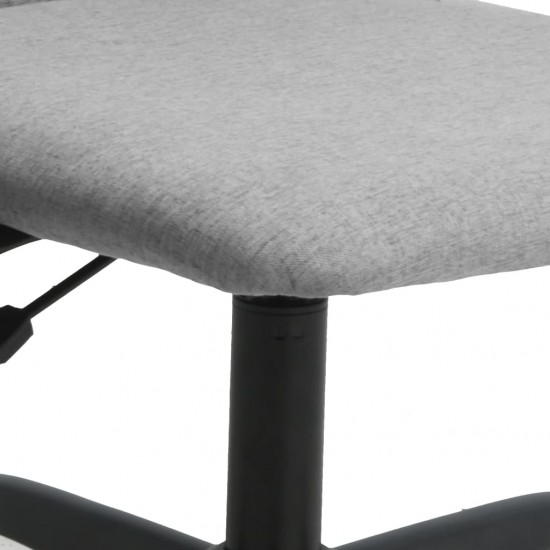 Biuro kėdė, šviesiai pilkos spalvos, audinys