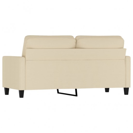 Dvivietė sofa, kreminės spalvos, 140cm, audinys