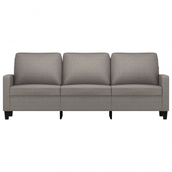 Trivietė sofa, taupe spalvos, 180cm, audinys