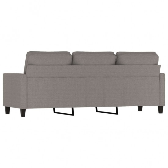 Trivietė sofa, taupe spalvos, 180cm, audinys