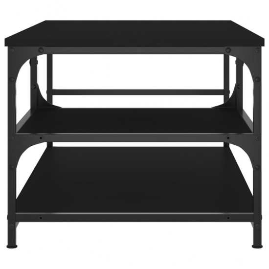Kavos staliukas, juodos spalvos, 90x49x40cm, apdirbta mediena