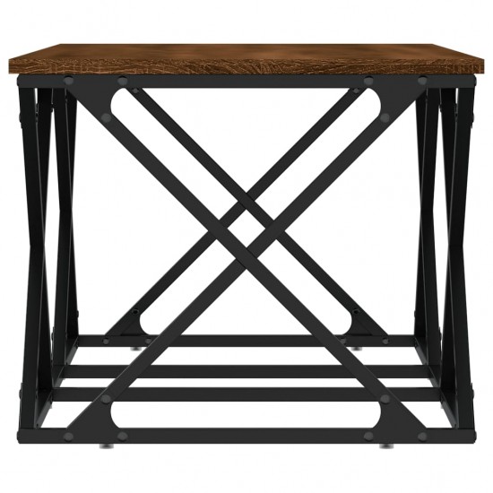 Kavos staliukas, rudas ąžuolo, 100x49x40cm, apdirbta mediena