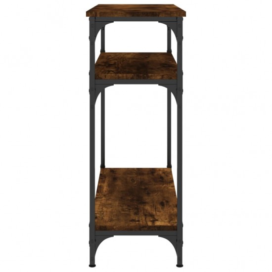Konsolinis staliukas, dūminio ąžuolo, 75x29x75cm, mediena