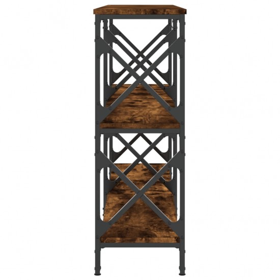 Konsolinis staliukas, dūminio ąžuolo, 200x28x80,5cm, mediena