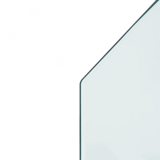 Židinio stiklo plokštė, 100x50cm, šešiakampė