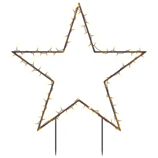 Kalėdinė šviečianti dekoracija žvaigždė, 80LED, 60cm