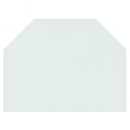 Židinio stiklo plokštė, 80x60 cm, šešiakampė