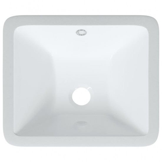 Vonios kambario praustuvas, baltas, 36,5x32x15,5 cm, keramika