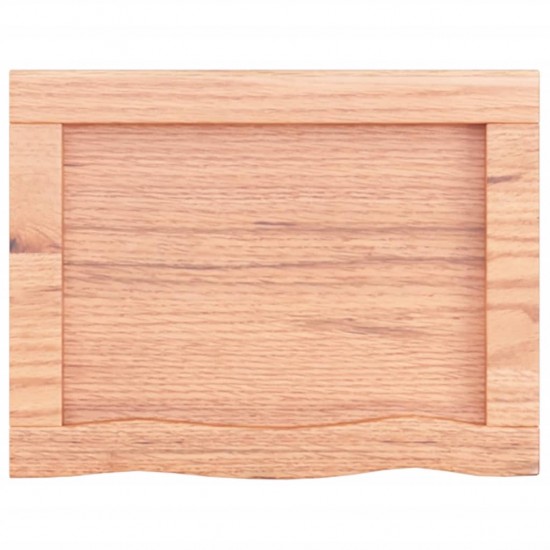 Vonios kambario stalviršis, šviesiai rudas, 40x30x4 cm, mediena