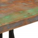 Baro stalas, 55x55x107cm, perdirbtos medienos masyvas/geležis