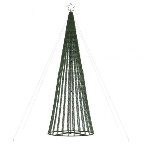 Šviečianti Kalėdų eglutė, 300cm, 688 LED, kūgio formos
