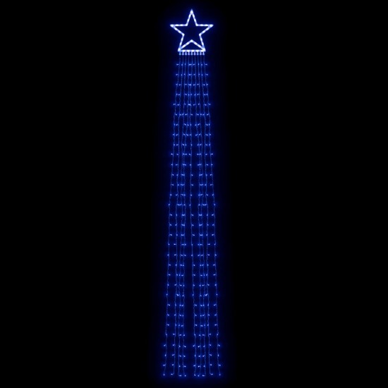 Kalėdų eglutės girlianda, 320 mėlynų LED lempučių, 375cm
