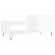 Kavos staliukas, baltas, 100x50x45cm, apdirbta mediena, blizgus