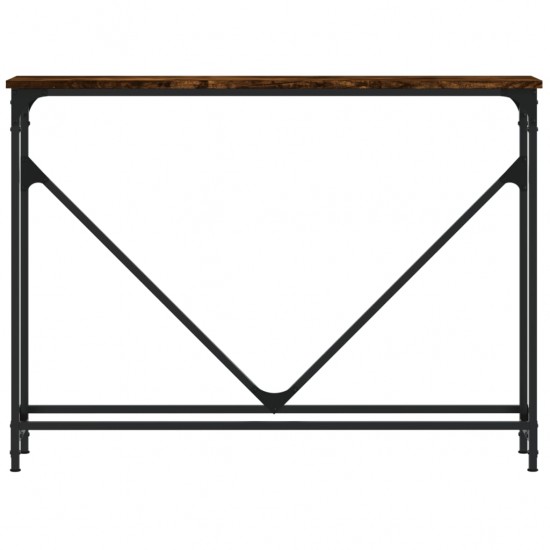 Konsolinis staliukas, dūminio ąžuolo, 102x22,5x75cm, mediena